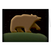 Bear Night Card