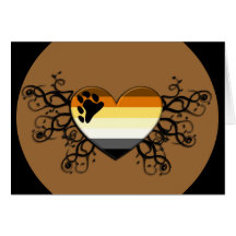 Bear Pride Heart Card