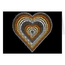 Bear Pride Tribal Heart Cards