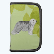 Bearded Collie ~ Green Leaves Design planners