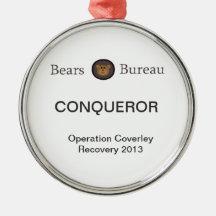 Bears Bureau Ornaments