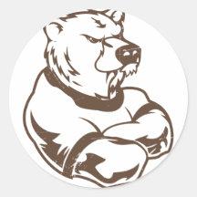 Bears Mascot Stickers