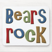 Bears Rock Mouse Pads