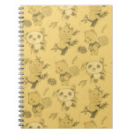 bears spiral note books