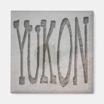 Bears Walking at Sunset; Yukon Territory Souvenir Fridge Magnet
