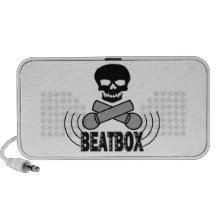 Beatbox Skull & Crossbone Mics Portable Speakers