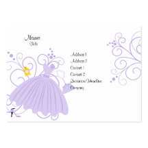Beatiful, Beautiful Dress Business Cards