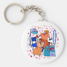 Beautician Keychain