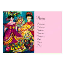 BEAUTIFUL ANTIQUE DOLLS BUSINESS CARD TEMPLATE