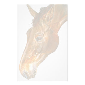 Horse writing paper