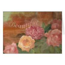 BEAUTIFUL BIRTHDAY FLORAL GREETING GREETING CARDS