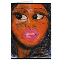 Beautiful Black Eyes Greeting Cards