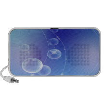 Beautiful, Blue and Purple Laptop Speaker