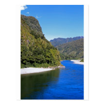 Beautiful blue Buller river Postcards