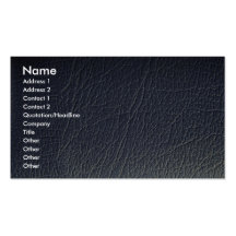 Beautiful Blue Leather Business Card Templates