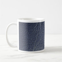 Beautiful Blue Leather Mug