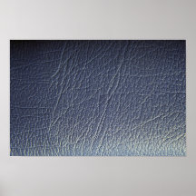 Beautiful Blue Leather Poster