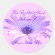 Beautiful Book Plate Sticker