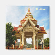 Beautiful buddhist temple in Thailand Refrigerator Magnet