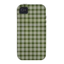 Beautiful, Dark Green and White iPhone 4/4S Cover