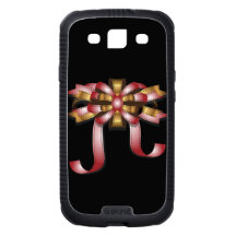 Beautiful Elegant Ribbon on Black Background Galaxy SIII Covers