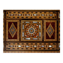 Beautiful Famous mother-of-pearl inlay work, Damas postcards