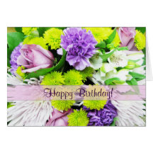 Beautiful Florals Greetings Card