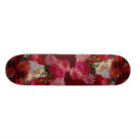 Beautiful Flowers in white vase Skate Board Deck