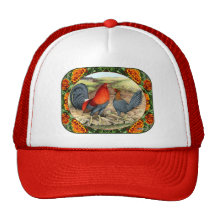 Beautiful Game Fowl Hats
