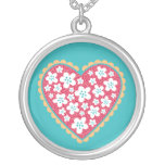 Beautiful Heart Silver Pendant Necklace