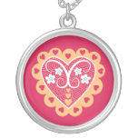 Beautiful Heart Silver Pendant Necklace