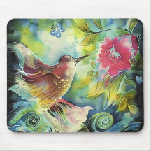 Beautiful Hummingbird Mousemats