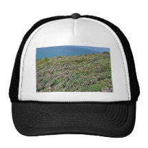 Beautiful Mountain Landscape with Flowers Trucker Hat