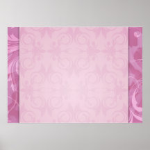 Beautiful Pink floral wedding gift Print