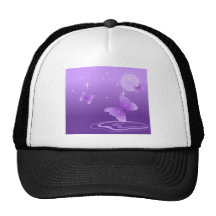 BEAUTIFUL PURPLE BUTTERFLY HAT