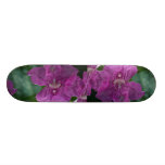 Beautiful purple flower skateboards