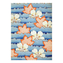Beautiful Sakura Flower Art Custom Announcements