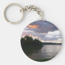 Beautiful Sunrise Along Ohio River Key Chains