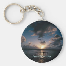 beautiful sunrise keychain