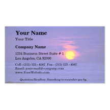 Beautiful Sunset: Bali, Indonesia Business Cards