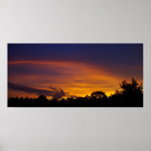 Beautiful Sunset Panorama Print