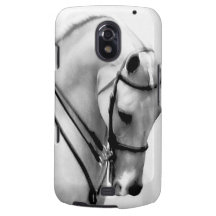 Beautiful white Horse head Galaxy Nexus Case