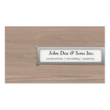 Beautifull Constructions/Carpentry Business Card
