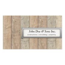 Beautifull Constructions/Carpentry Business Card