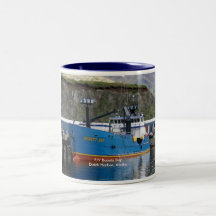 Beauty Bay, Crab Boat in Dutch Harbour, Alaska Mugs