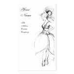 BEAUTY FASHION ,black and white Business Card Templates