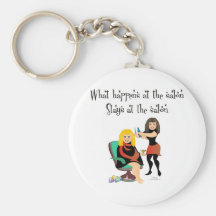 Beauty Salon Secrets Key Chain