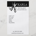 Beauty Salon Spa Magic Scissors Custom Flyer