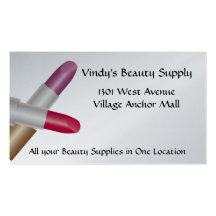 Beauty Supply Business Card Template