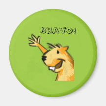Beaver, Bravo! Magnet
